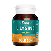 Sona L-Lysine Tablets 1000mg 45 Pack